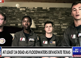Coast Guard Rescue Swimmer Saves 165 Children During the Texas Flash Flood
